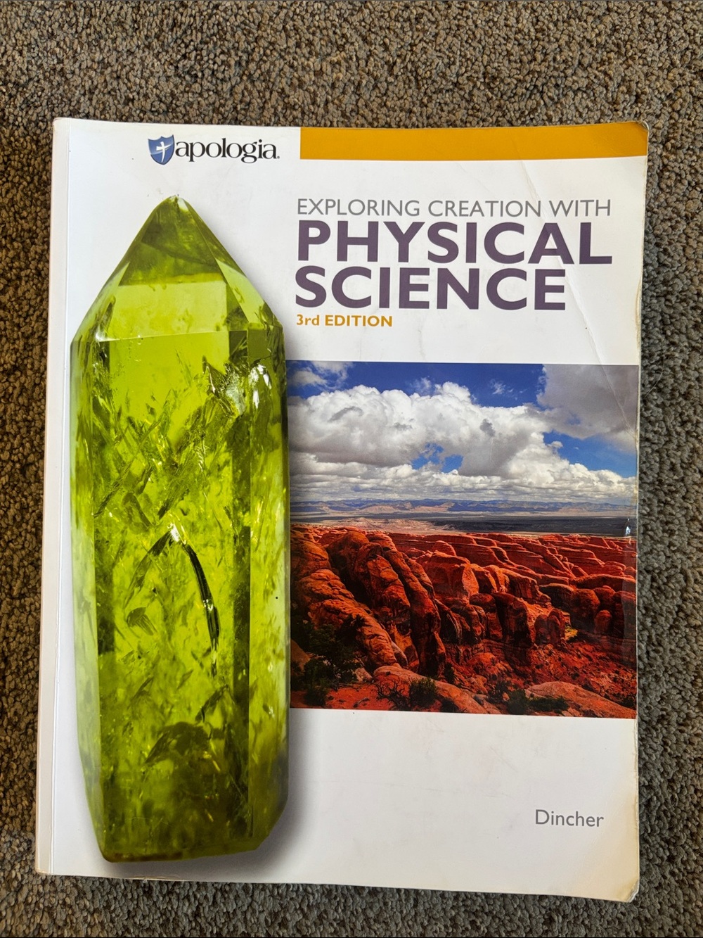 Apologia Exploring Creation with Physical Science textbook 3rd ed homeschool